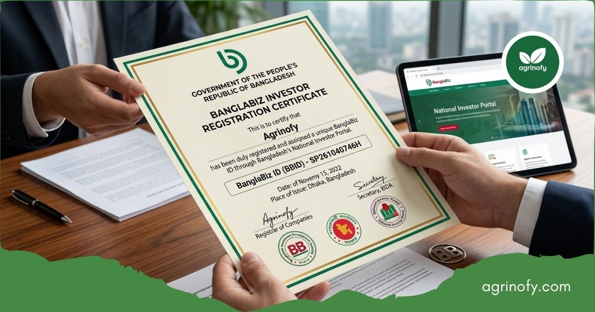Agrinofy Receives BanglaBiz ID